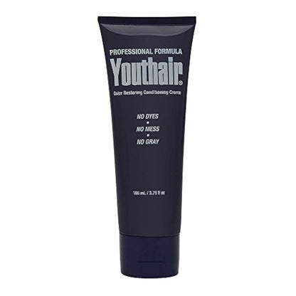Youthair Crème – Hair Color Restoring Conditioning Formula for Gray Hair Coverage, Made in USA, 3.75 oz