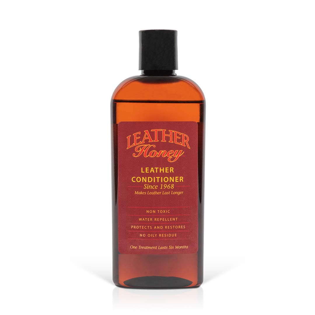 Leather Honey Leather Conditioner, Since 1968. For All Leather Items Including Auto, Furniture, Shoes, Purses and Tack. Non-Toxic and Made in the USA / 8 Fl Oz (Pack of 1)