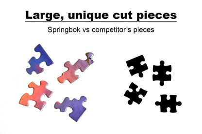 Springbok Christmas Cabin 500 Piece Jigsaw Puzzle for Adults or Children Designed for Holiday Fun- Made in The USA with Precision fit Pieces for a Great Puzzling Experience