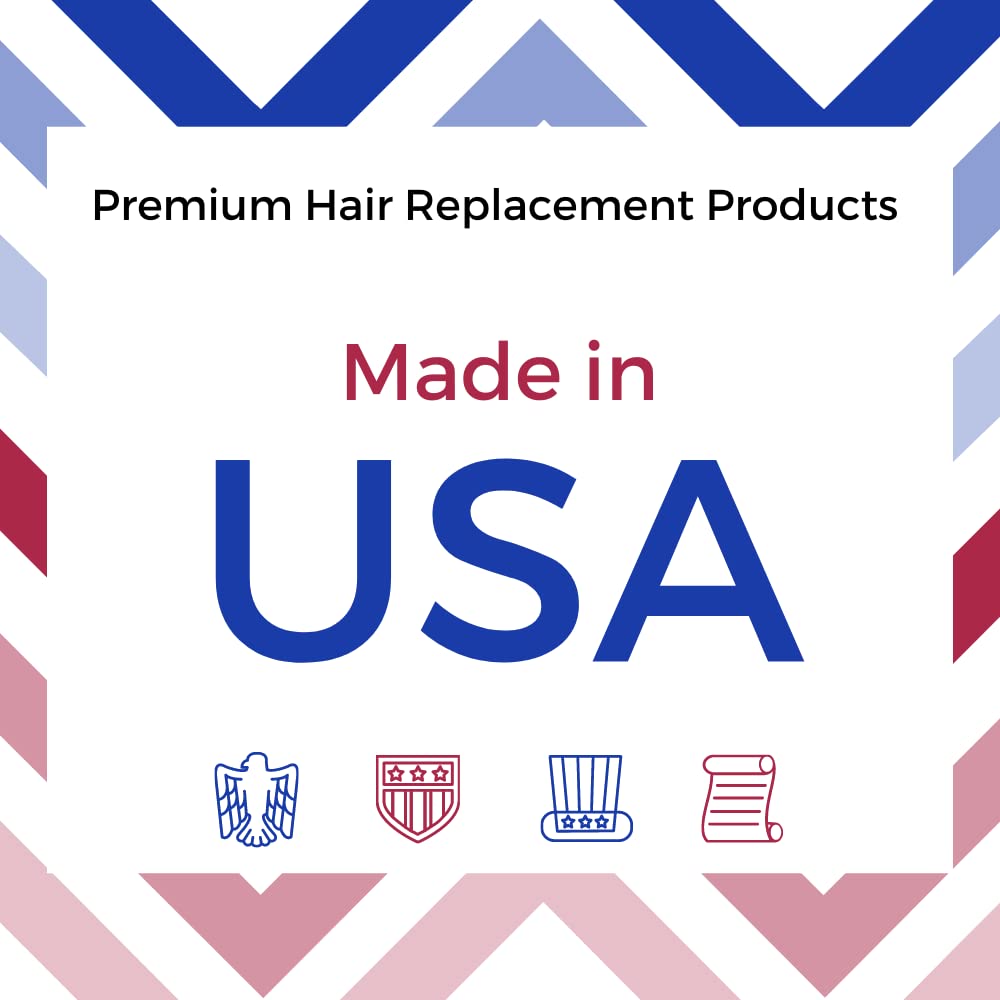 Sunshine Tape Hyper Hold Hairpiece Wig Tape (72 Pieces) | Back Curve | Made in USA | Double Sided Adhesive Tape for Toupee Lace Front Wig | Ultra Hold Waterproof Strips