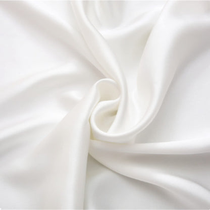 Premium Mulberry Silk Pillowcase for Hair and Skin Made in USA, Anti Acne Pure Silk Pillow Cases White Queen, 100% Real 22 Momme Pillow Cover, Anti Wrinkle