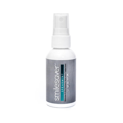 Smilesaver Retainer Cleaner Spray – Clear Aligner, Mouth Guard, and Denture Cleaner – Quick Oral Care for Aligner & Retainer Hygiene – Natural, Portable & Minty Fresh Oral Care Products (2oz)