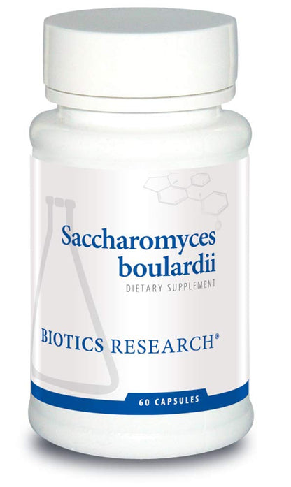 Biotics Research Saccharomyces boulardii Probiotics Supplement - 235 mg/Serving- Supports GI Health Microbial Balance, Healthy Immune & Pathway Responses - Dairy-Free, Temperature-Stable - 60 Capsules