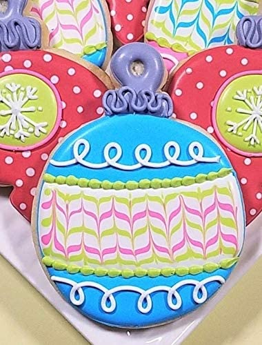 Christmas Ornaments Cookie Cutters 3-Pc Set Made in USA by Ann Clark, Teardrop Bauble, Finial, and Round Ornaments