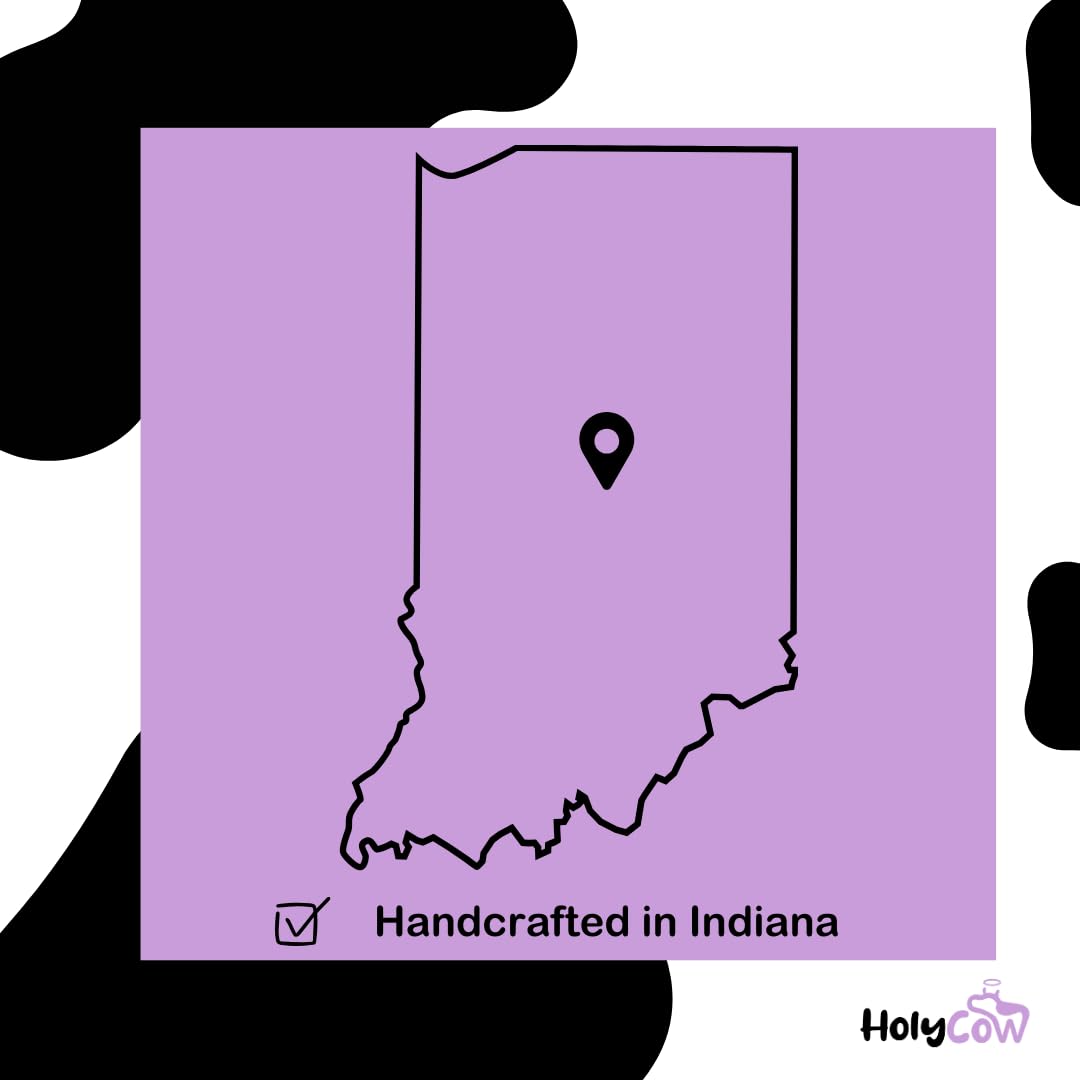 HolyCow Beef Tallow For Skin - Whipped Tallow Balm with Organic Jojoba Oil, Grass Fed Beef Tallow Face Moisturizer for Eczema, Baby, Lip Balm - Lotion For Extremely Dry Skin (Lavender Vanilla)