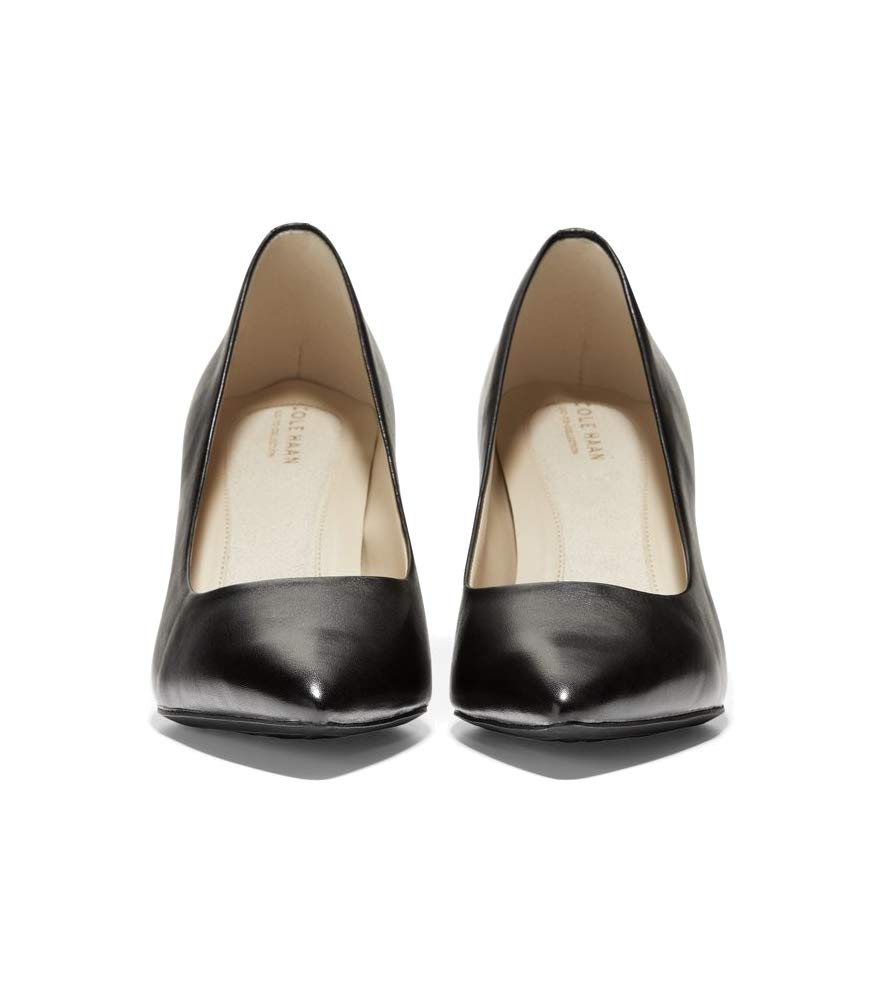 Cole Haan womens The Go-to Park 65mm Pump, Black Leather, 9 US