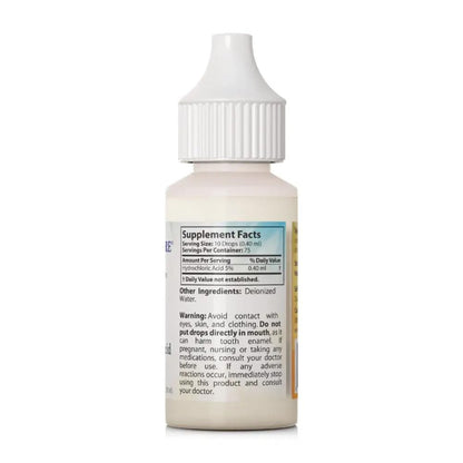 Dr. Clark Hydrochloric Acid Drops - Digestive Health, Hydrochloric Acid 5% Solution, Maintain Stomach Acidity, for Better Absorption and Assimilation, 1 Fl. Oz (30 ml)