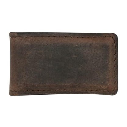Real Leather Creations Genuine Leather Money Clip – Magnetic - American Factory Direct - Made in USA FBA487