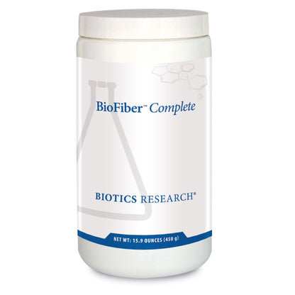 Biotics Research BioFiber Complete - 10 Whole Food Fibers (Organic & Non-GMO), 5g of Fiber Per Serving, Easy-to-Mix Powder, Prebiotic Gut Support 15.9 Oz