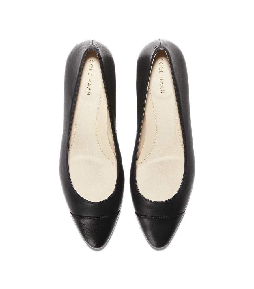 Cole Haan womens The Go-to Block Heel (45mm) Pump, Black Leather Wp, 9 US