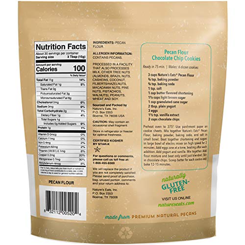 Nature's Eats Pecan Flour Finely Ground, 16 Ounce
