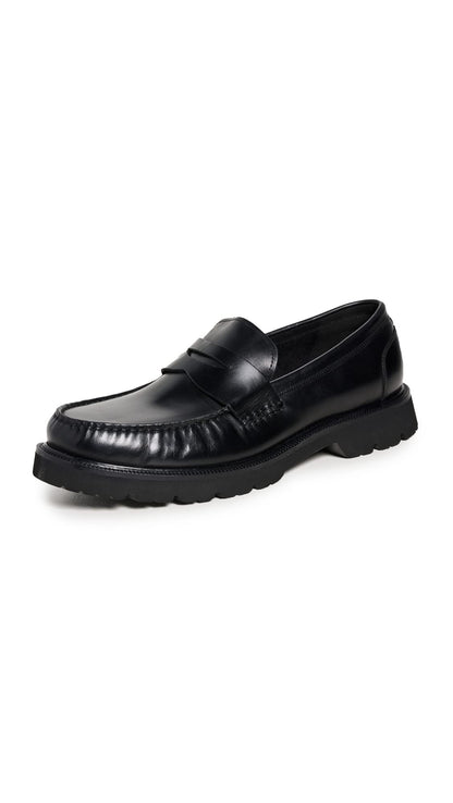 Cole Haan Men's American Classics Penny Loafers, Black/Black, 10 Medium US