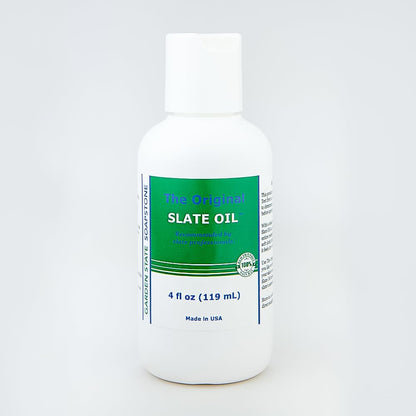 The Original Slate Oil | Food-Safe Natural Oil for Slate Countertops & Surfaces – Enhances, Protects & Deepens Color (4oz)