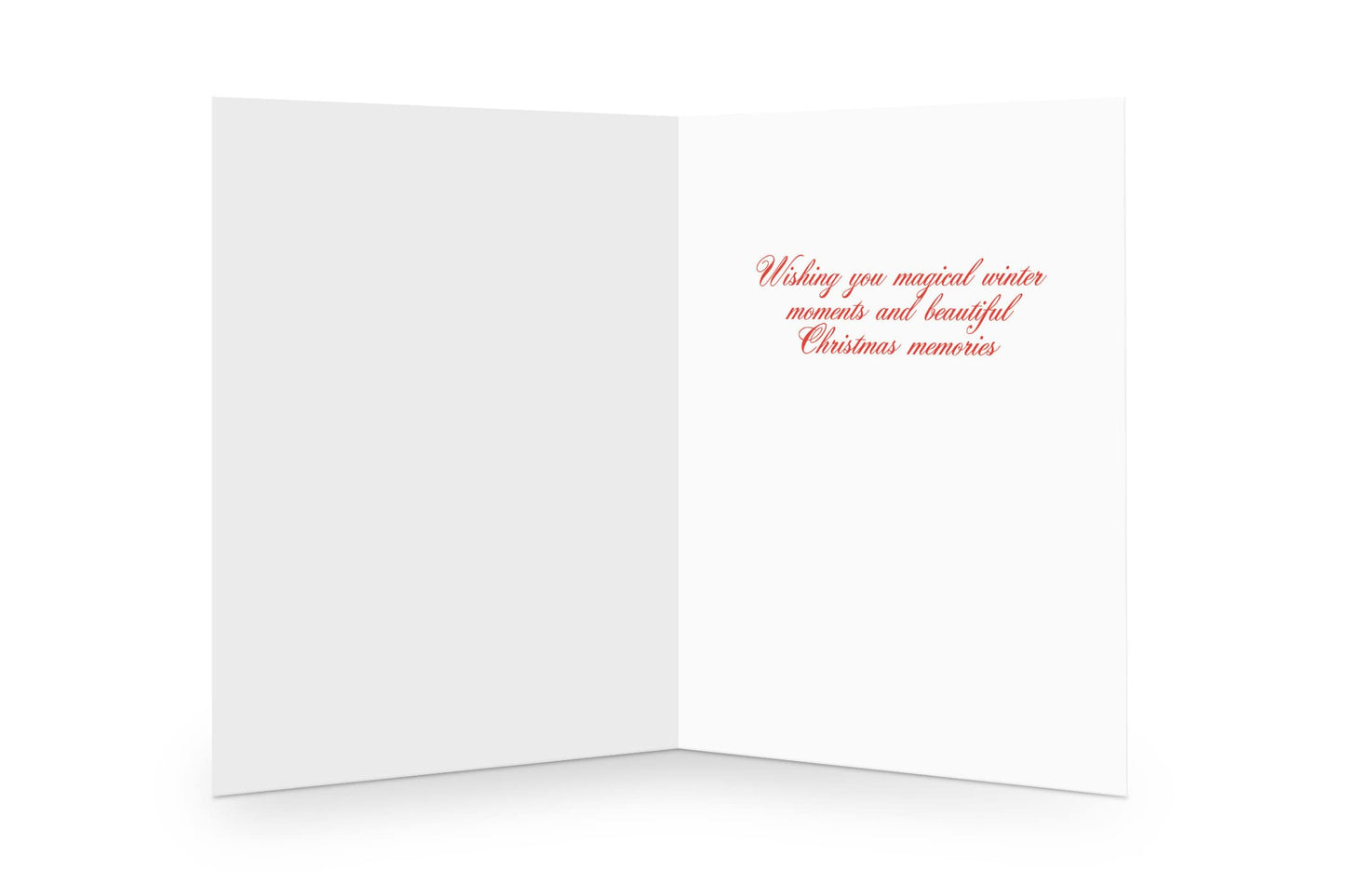 Stonehouse Collection | Christmas Tree Holiday Card - 18 Christmas Cards & Envelopes - USA Made - Tree In Forest (Standard)