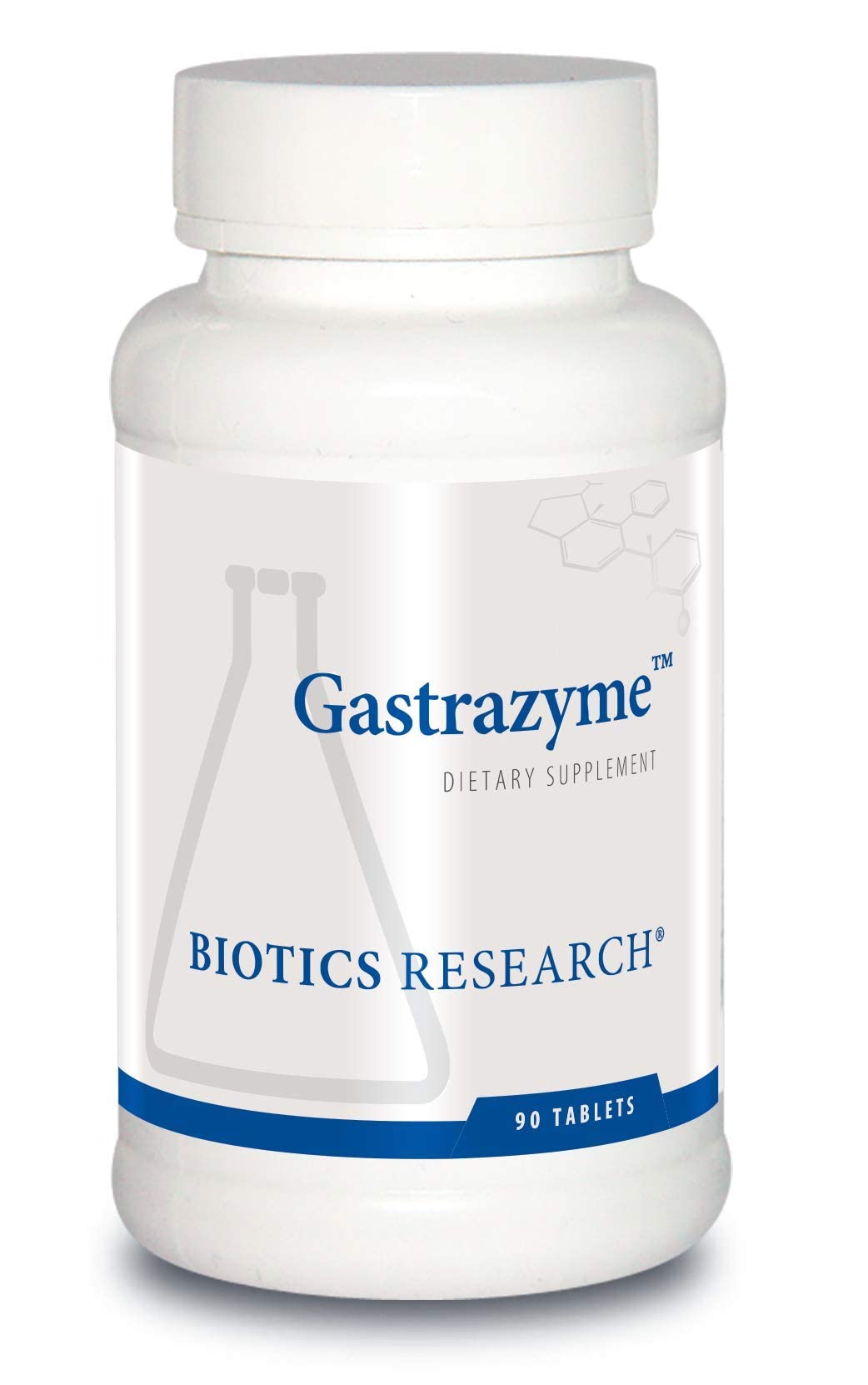 Biotics Research Gastrazyme™ Digestive Support - Supplies Vitamin U Complex, Chlorophyllins, Gamma Oryzanol (from Rice) Supplement Supports Gastrointestinal Health & Gut Lining - 90 Tablets