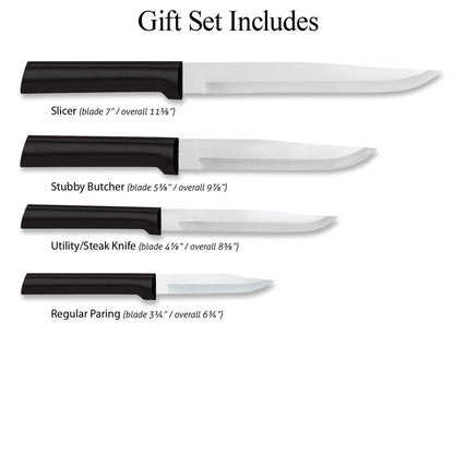 Rada Cutlery 4-Piece Wedding Register Knife Gift Set, Made in USA