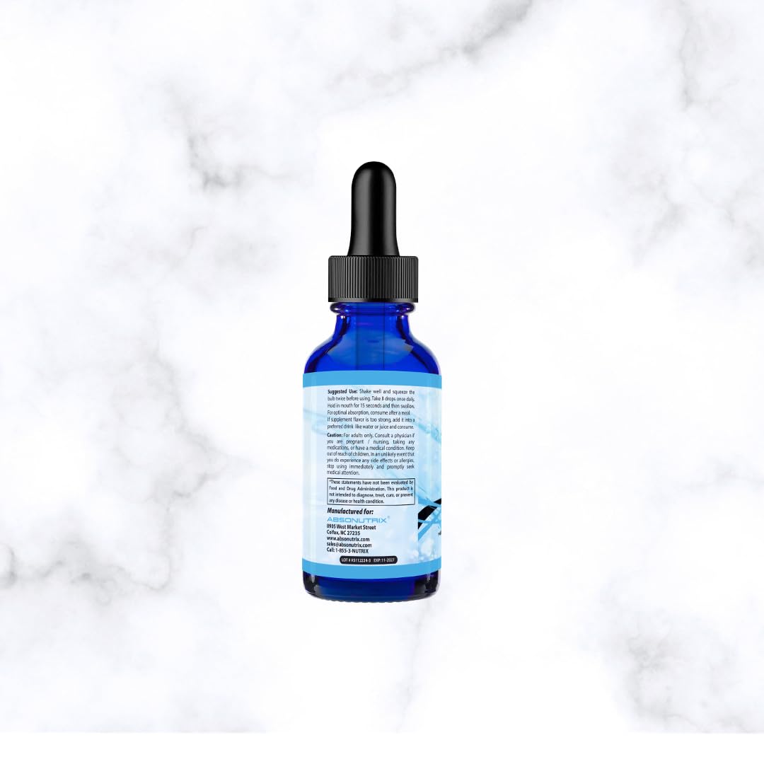 Absonutrix Balmele, 390 mg, 4 FL OZ Liquid, 302 Servings, Made in USA, Plant-Based Ingredients, Echinacea, Marshmallow Root, Gluten-Free, Non-GMO