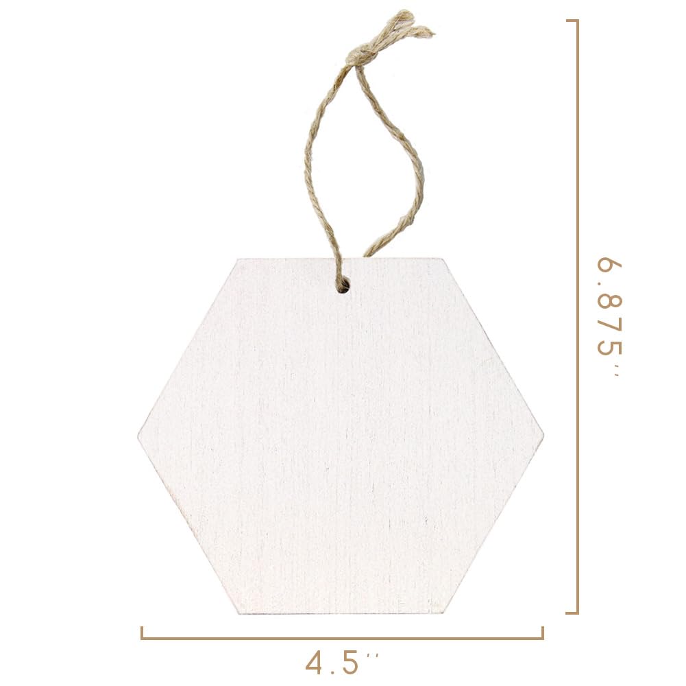 Simply Said, INC Honeycomb Wood Christmas Ornament, Watercolor Nativity Scene, Rustic Christmas Ornament, Made in USA, ORH1766