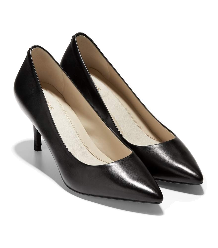 Cole Haan womens The Go-to Park 65mm Pump, Black Leather, 9 US