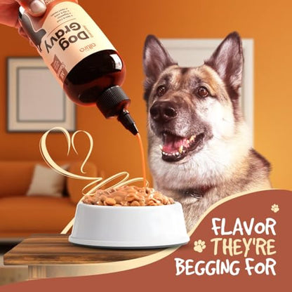 Altira Everyday Dog Gravy Bacon – Premium Wet Dog Food Gravy Toppers for Dry Food – Tasty & Nutritious Dogs Gravy with Essential Vitamins and Supplements – Hip and Joint Supplement