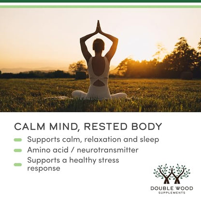 GABA Supplement (300 Capsules, 1,000mg per Serving) Promotes Calm, Relaxation, and Supports Sleep (Vegan Safe, Gluten Free, Non-GMO)(Gamma Aminobutyric Acid) by Double Wood