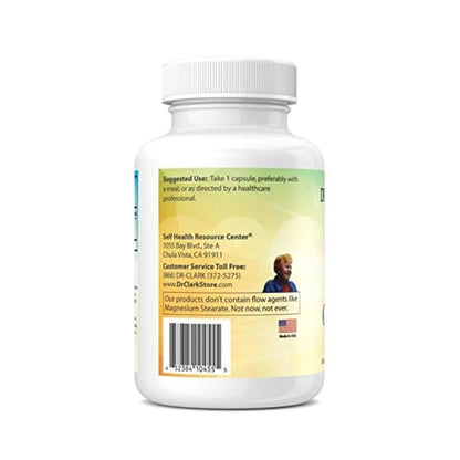 Dr. Clark Ginger Root Supplement - Digestive Support - 500 mg 100 Gelatin Capsules