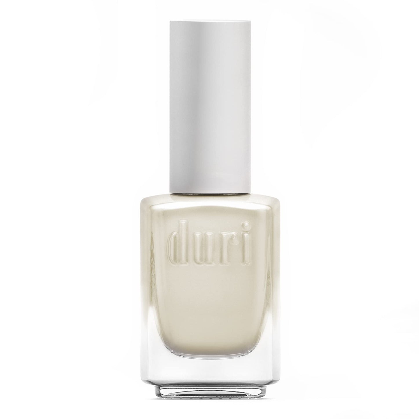 duri Nail Polish, 770 Dip My Toes, White Metallic Shimmer, Full Coverage, Shiny Finish, Fast Drying, Long Lasting, 0.45 Fl Oz