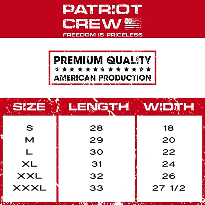 Patriot Crew Men's Fresh Crewneck American Made Graphic Tee, Patriotic, USA & Freedom Style Shirt