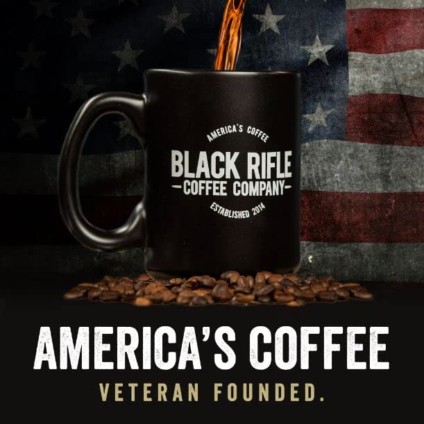 Black Rifle Coffee Company Loyal Spirit, Light Roast Ground Coffee, 18 OZ Bag