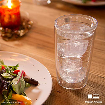 Tervis Peanuts Christmas Collage Made in USA Double Walled Insulated Tumbler Travel Cup Keeps Drinks Cold & Hot, 16oz, Classic