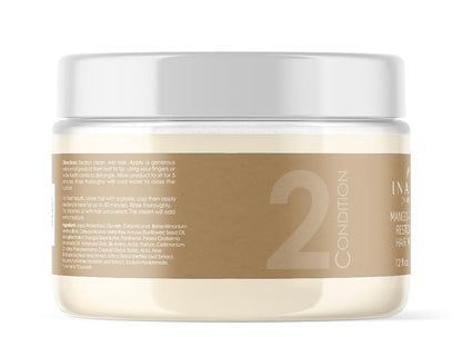 Inahsi Mango Avocado Restorative Hair Masque | Deep Conditioner for Men, Women & Kids with Curly Hair | Hair Products for Natural Curls - 12 oz | Made in the USA