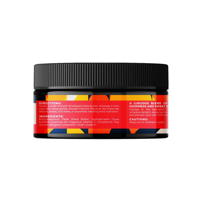 WilderFlow Whipped Shea Body Butter 8 Oz, Made in USA, Gentle Formula, Quality Potent Ingredients, Non-GMO, GMP Certified, Cruelty-Free Products (8 oz, Strawberry)