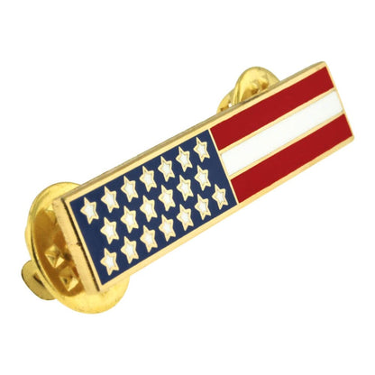 PinMart American Flag USA Citation Bar Police Officer Firefighter Lapel Pin - 5 Pack