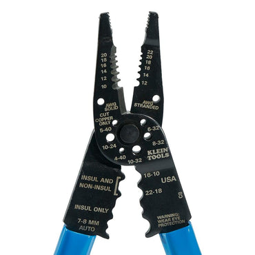 Klein Tools 1010 Multi Tool Long Nose Wire Cutter, Made in USA, Wire Crimper, Stripper and Bolt Cutter Multi-Purpose Electrician Tool, 8-Inch Long