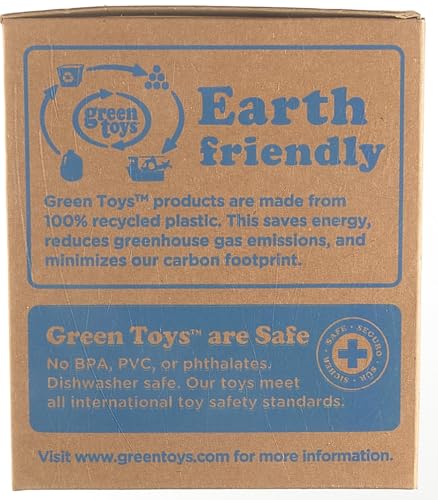 Green Toys Rescue Boat with Helicopter Red, 1 EA