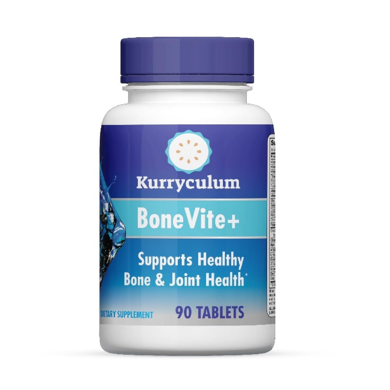Kurryculum BoneVite+, Bone and Joint Health Supplement, 90 Tablets