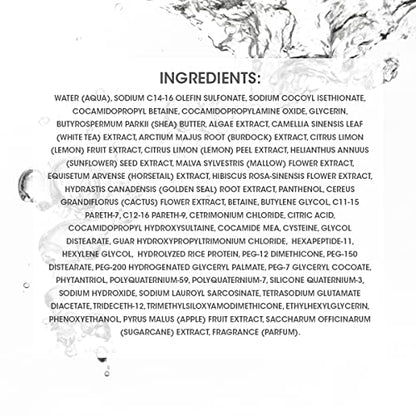 SEVEN Hair Care Gazar Hydrate Shampoo for Women & Men, Sulfate & Paraben Free, Cruelty Free with Pro Vitamin B5, Sugarcane + Moisturizing Cactus Flower for Dry Hair, Made in USA, 32oz