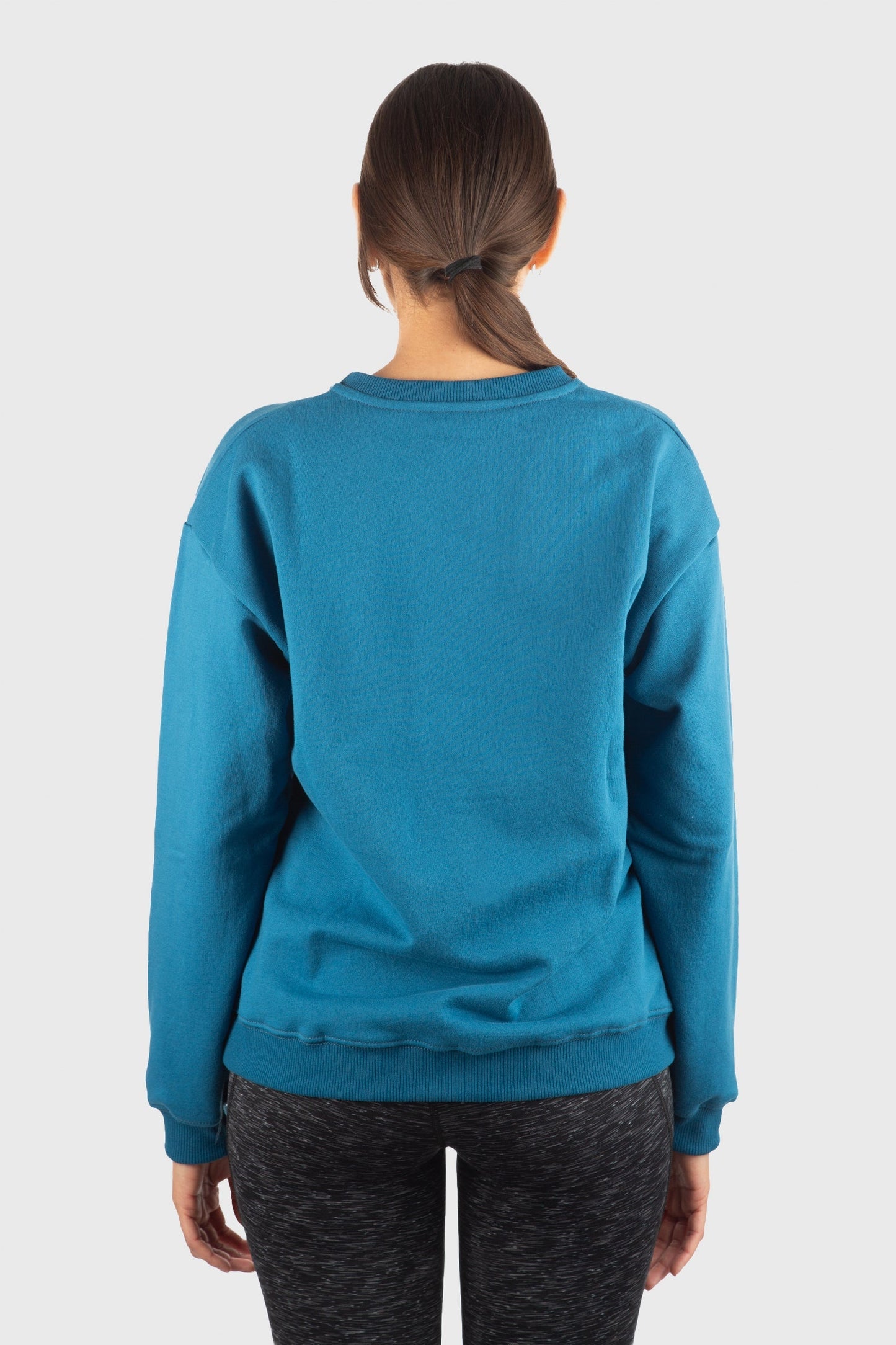 Mid-Weight Fleece Crew Sweatshirt - Deep Blue