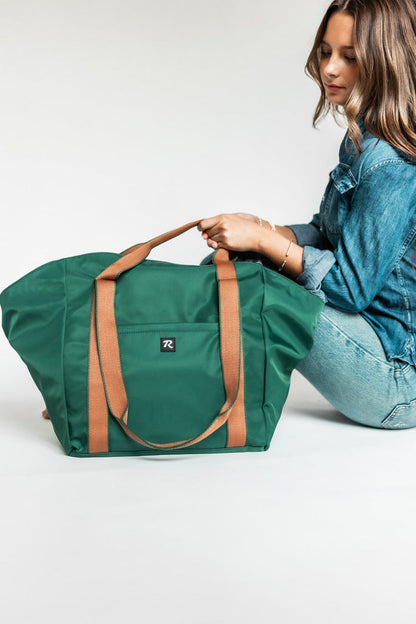 Margot Large |  Forest Nylon  + Webbed Strap