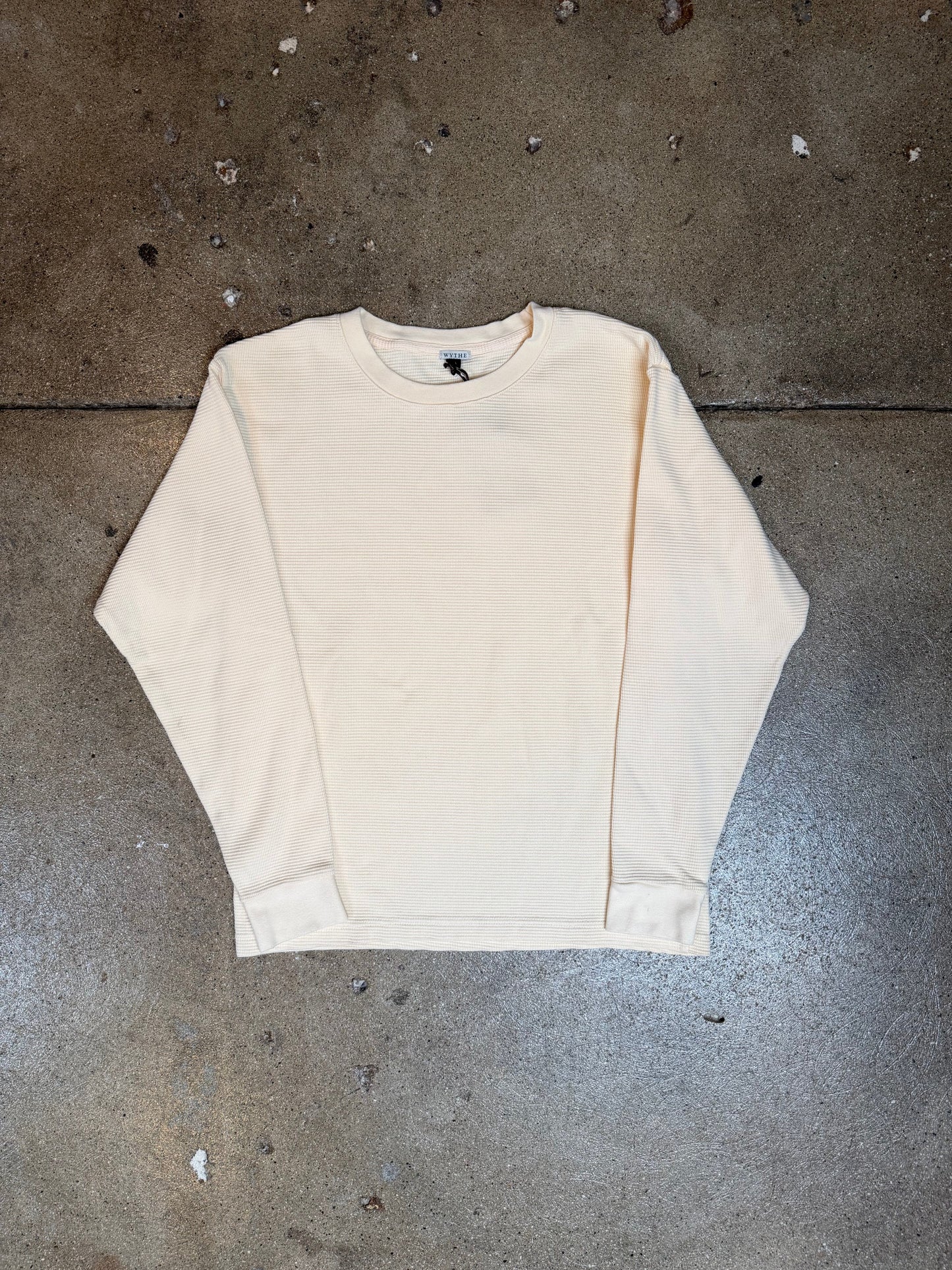Cotton Longsleeve Thermal Cream