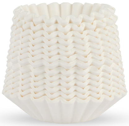 Tupkee Coffee Filters 8-12 Cups - 1400 Count, Basket Style, White Paper, Chlorine Free Coffee Filter, Made in the USA
