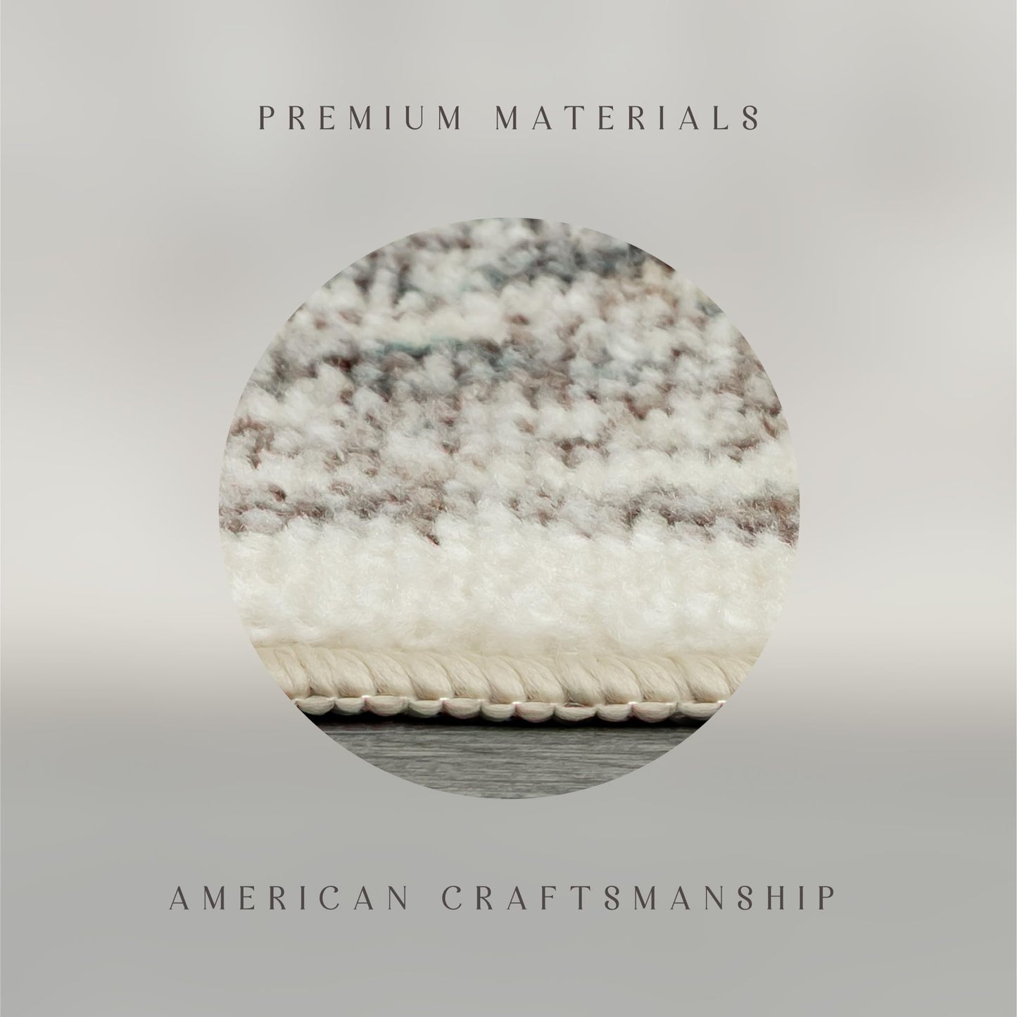 Maples Rugs Distressed Tapestry Vintage Area Rugs Carpet for Living Room & Bedroom [Made in USA], 5 x 7, Neutral