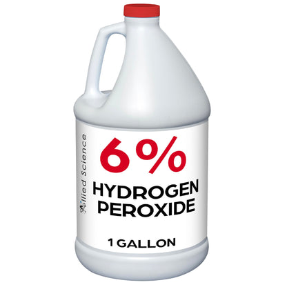 Allied Science 6% Hydrogen Peroxide, Food Grade H202 and Water, 1 Gallon