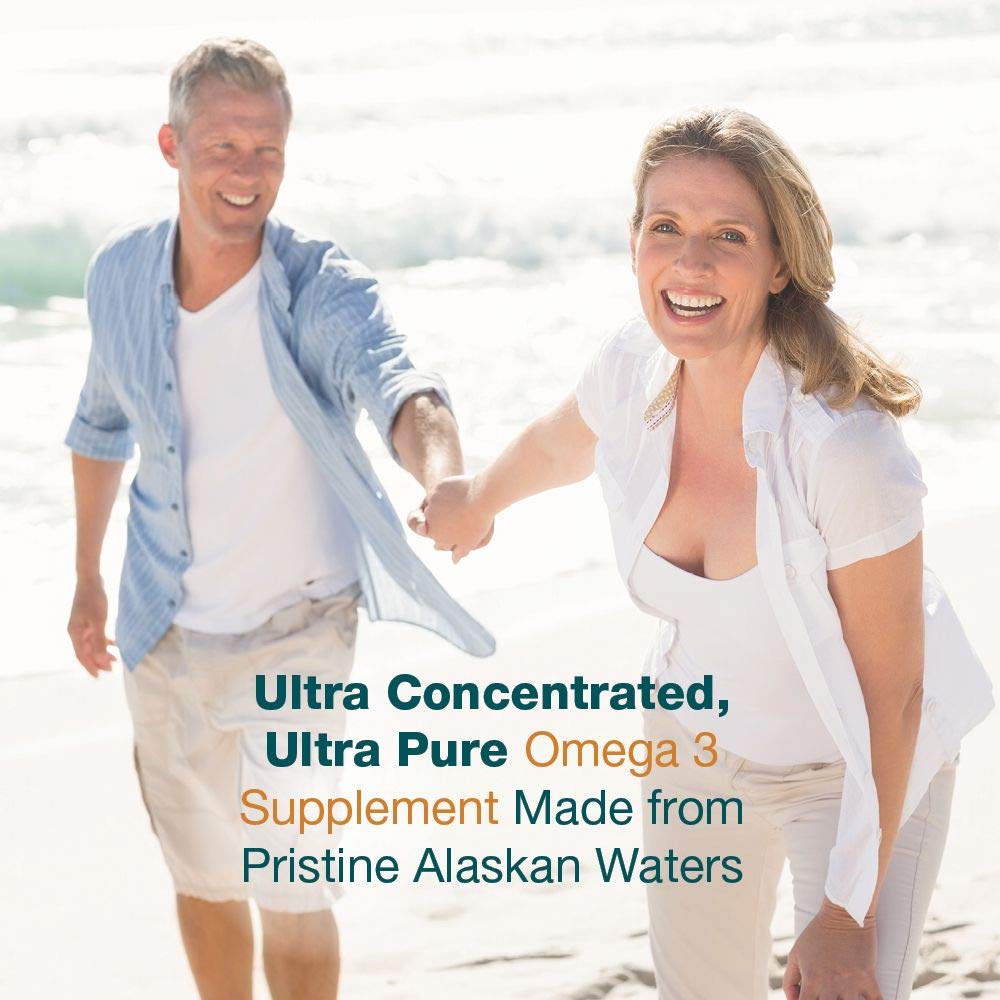 Therabotanics Perfect Omega Fish Oil Supplement EPA & DHA – High Absorption, Concentrated Omega 3 for Heart, Brain, Eye, & Metabolic Health - Alaskan Fish Oil Softgels - 30 Count (Pack of 1)