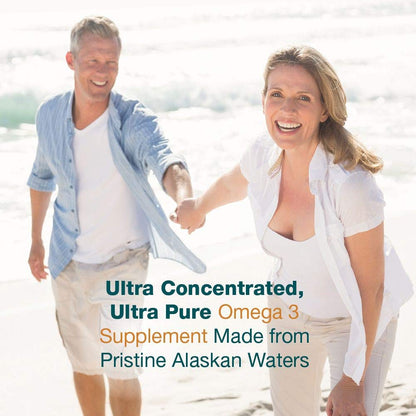 Therabotanics Perfect Omega Fish Oil Supplement EPA & DHA – High Absorption, Concentrated Omega 3 for Heart, Brain, Eye, & Metabolic Health - Alaskan Fish Oil Softgels - 30 Count (Pack of 1)