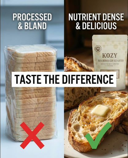 Sourdough Starter Culture – Dehydrated Wild Dry Yeast for Baking Homemade Artisan Bread – Organic, Non-GMO, Fresh, Long-Lasting & Beginner-Friendly (5 Grams)