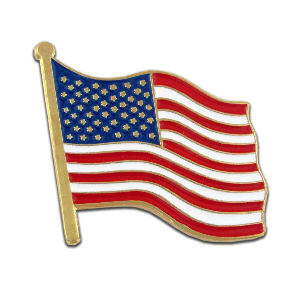 PinMart's American Flag Pin and Card