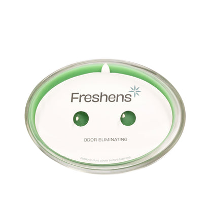 Carolina Freshens Coastal Palms Odor Eliminating Highly Fragranced Candle for Home Scented, Eliminates 90% of Pet, Smoke, Food and Other Smells Quickly, 2 Wick, 14 oz - Made in The USA