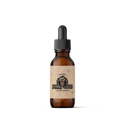 Johnny Slicks Thinning Hair Kit | Oil Based Pomade, Beard Oil & Beard Wash | 100% Organic, USA Made, Veteran Owned (Itch, Dandruff, Healthy Hair Growth, Grooming), Rugged Scent