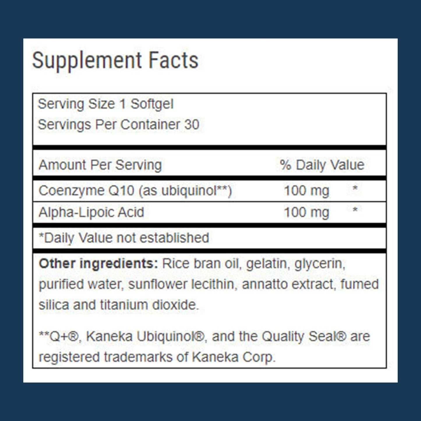Advanced Bionutritionals Ubiquinol CoQ10, Increased Energy Production, Natural Antioxidant Supplement, Manufactured in The USA, 30 Softgel